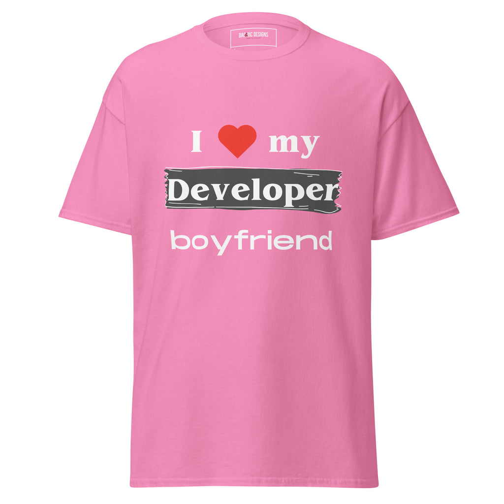 I Love my Developer boyfriend t-shirt - Dag & Ric Designs