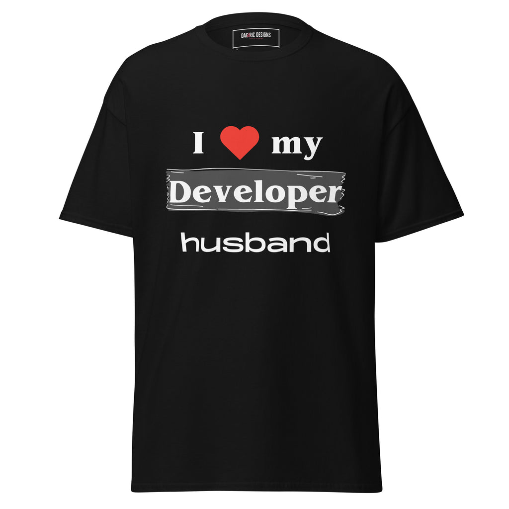 I Love my Developer husband t-shirt - Dag & Ric Designs