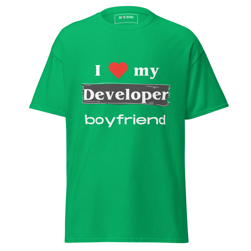 I Love my Developer boyfriend t-shirt - Dag & Ric Designs