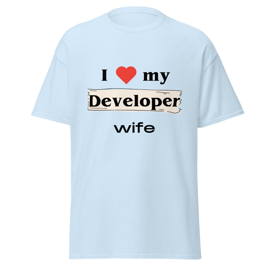 I Love my Developer Wife t-shirt - Dag & Ric Designs