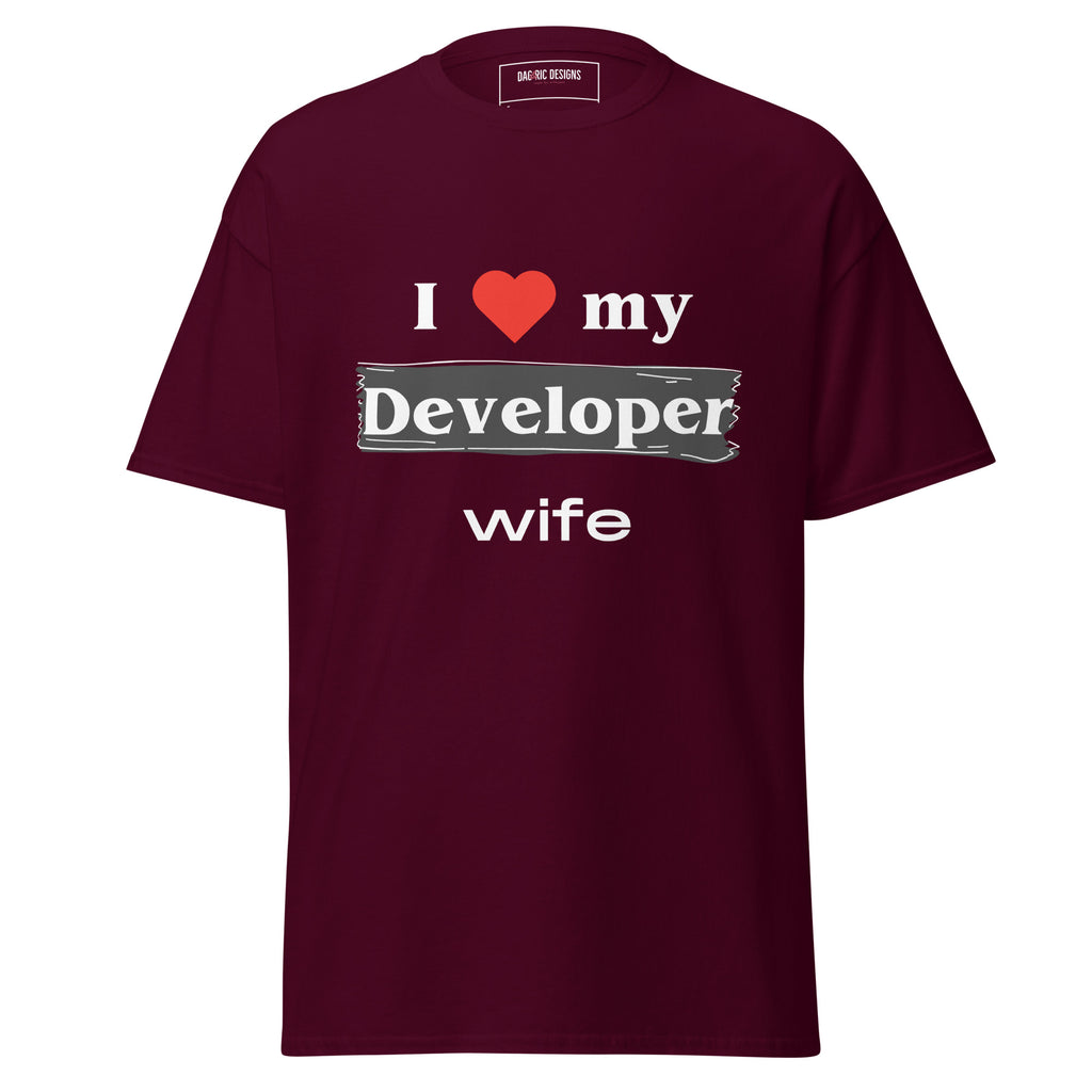 I Love my Developer Wife t-shirt - Dag & Ric Designs