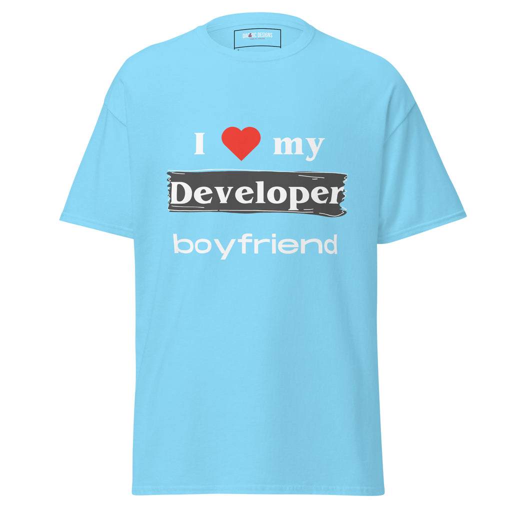 I Love my Developer boyfriend t-shirt - Dag & Ric Designs