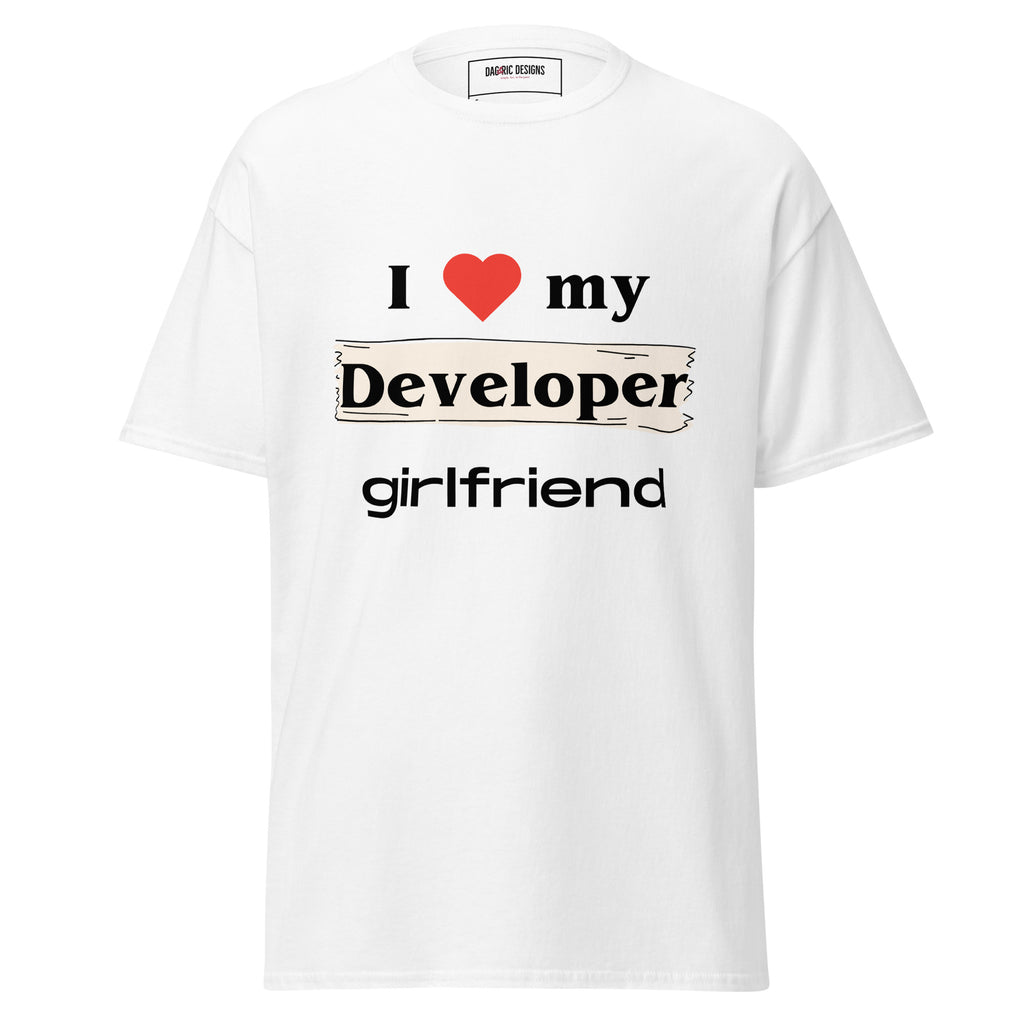 I Love my Developer girlfriend t-shirt - Dag & Ric Designs