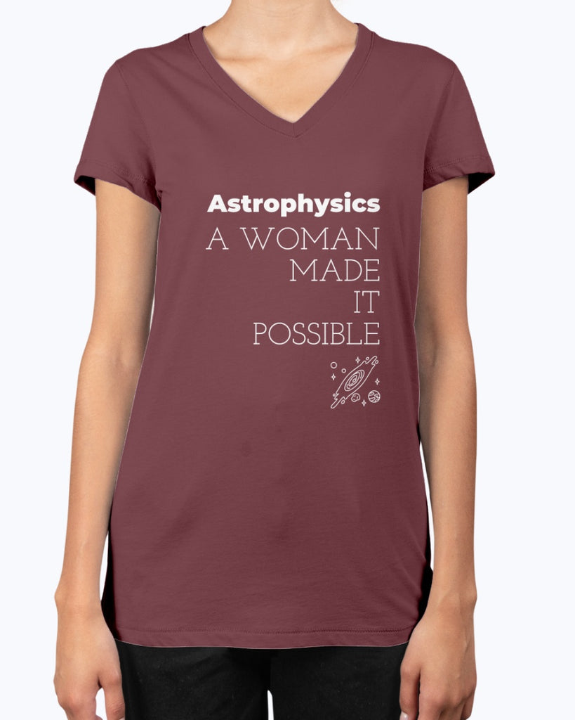 astrophysics-a-woman-made-it-possible-t-shirt