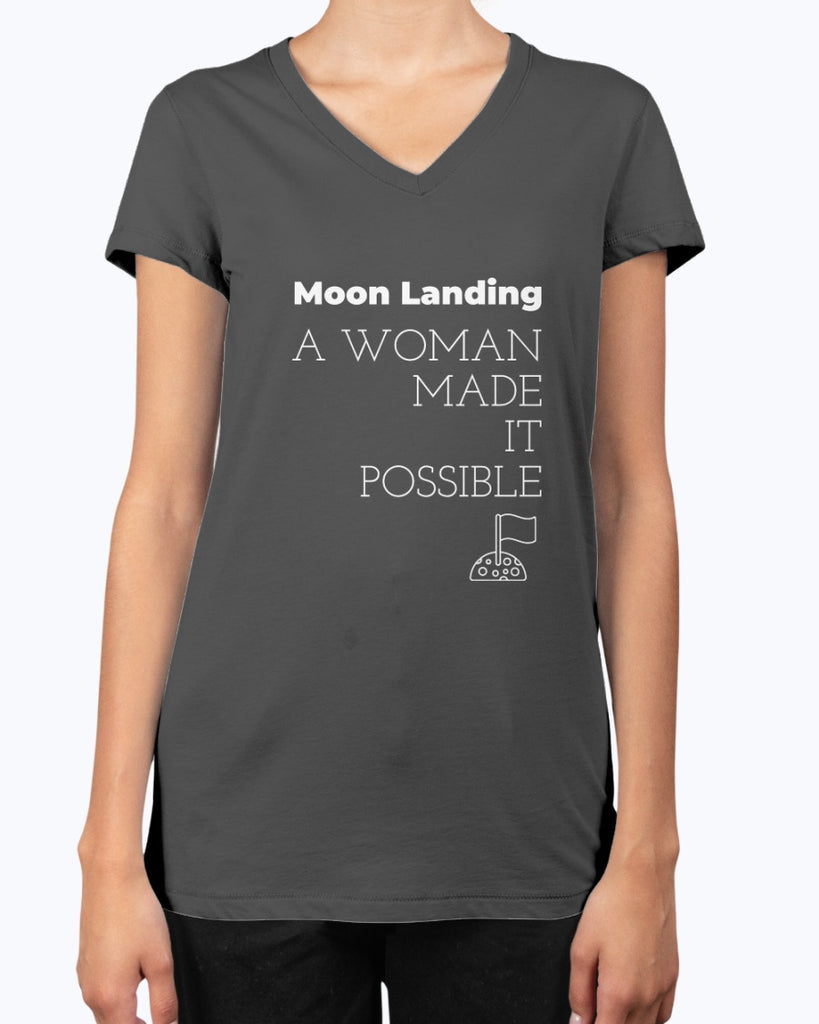 moon-landing-a-woman-made-it-possible-t-shirt