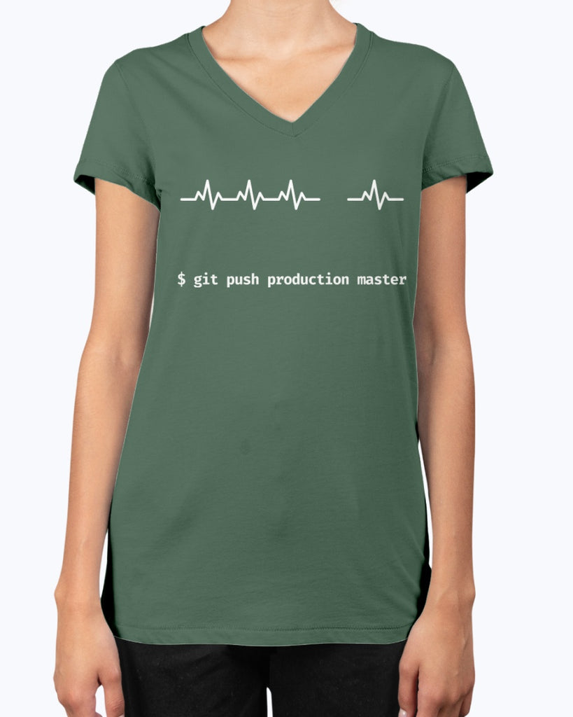 git-push-production-master-t-shirt