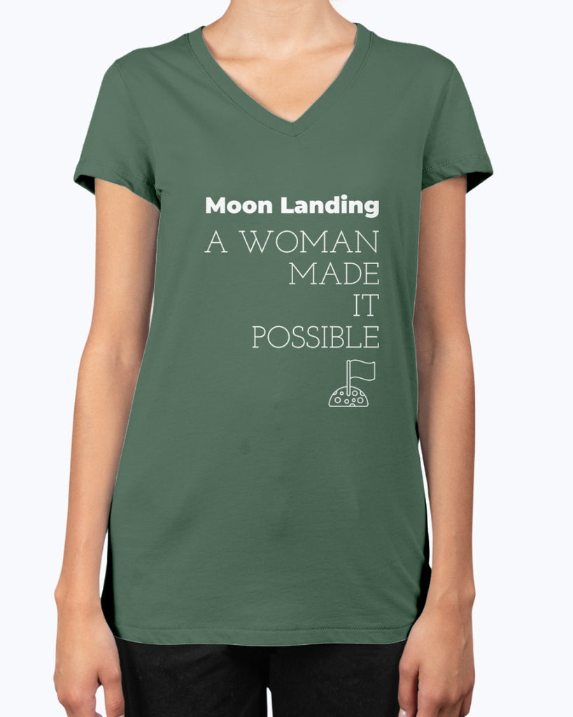 moon-landing-a-woman-made-it-possible-t-shirt